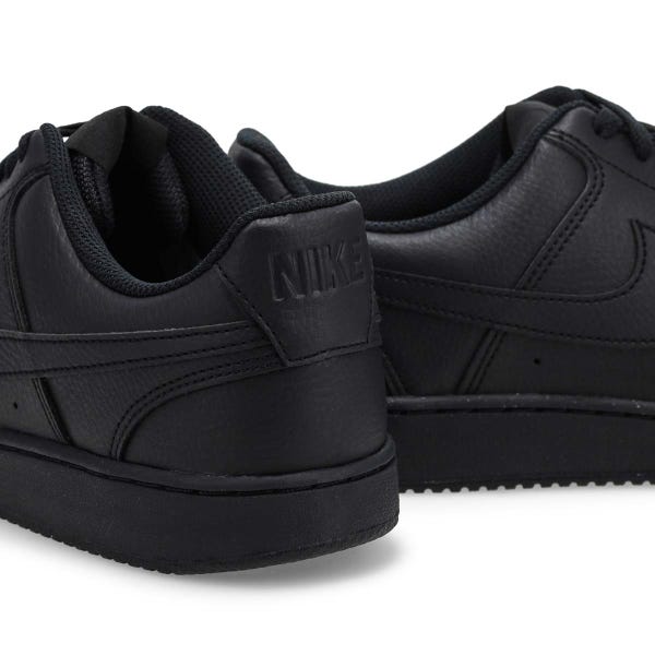 Men's Court Version Lo NN Lace Up Sneaker - Black/Black/Black