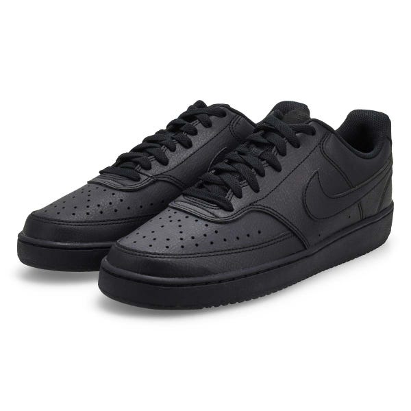 Men's Court Version Lo NN Lace Up Sneaker - Black/Black/Black