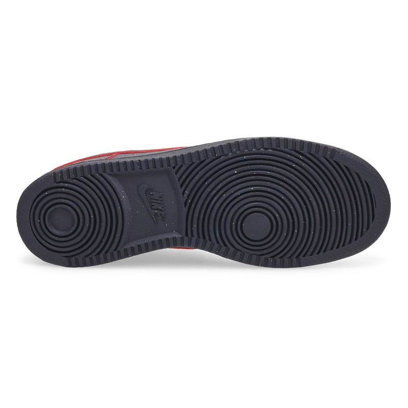 Men's Court Vision Lo Lace Up Sneaker - Black/Red