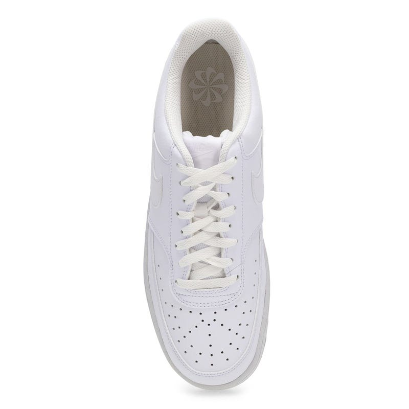 Men's  Court Vision Lo Next Nature Lace Up Sneaker - White/White