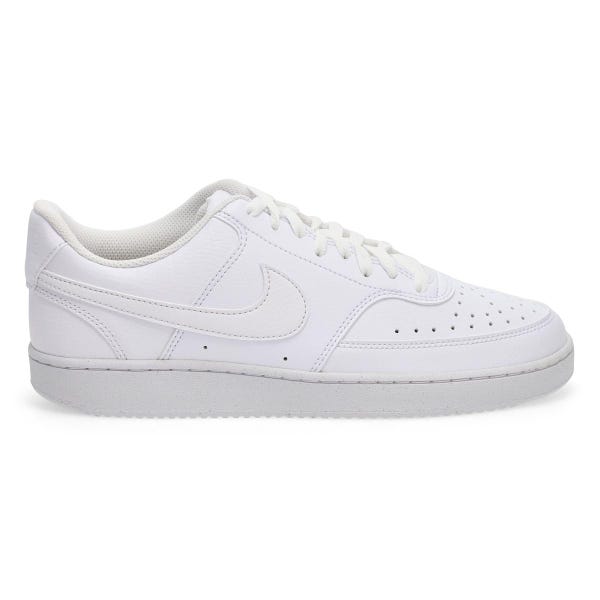 Men's  Court Vision Lo Next Nature Lace Up Sneaker - White/White