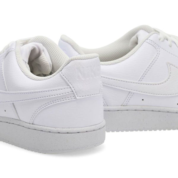 Men's  Court Vision Lo Next Nature Lace Up Sneaker - White/White