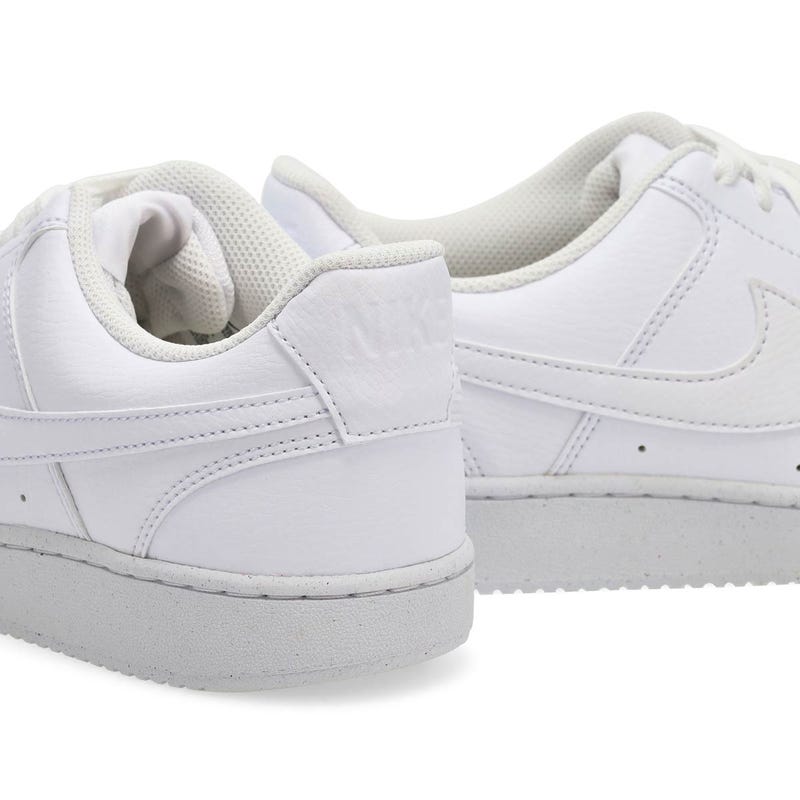 Men's  Court Vision Lo Next Nature Lace Up Sneaker - White/White