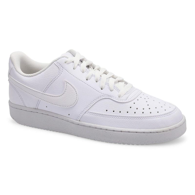 Men's  Court Vision Lo Next Nature Lace Up Sneaker - White/White