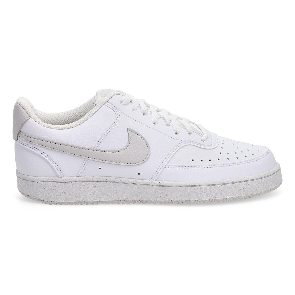 Baskets  lacets COURT VERSION LO NN, blanc/gris,