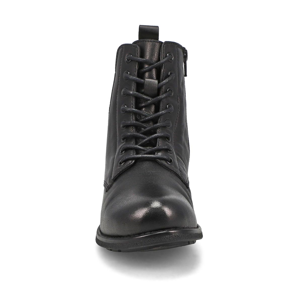 Botte en cuir DIANA LEATHER ZIP, noir, femmes