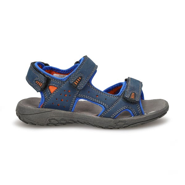 Boys's Diego sport sandals - navy orange