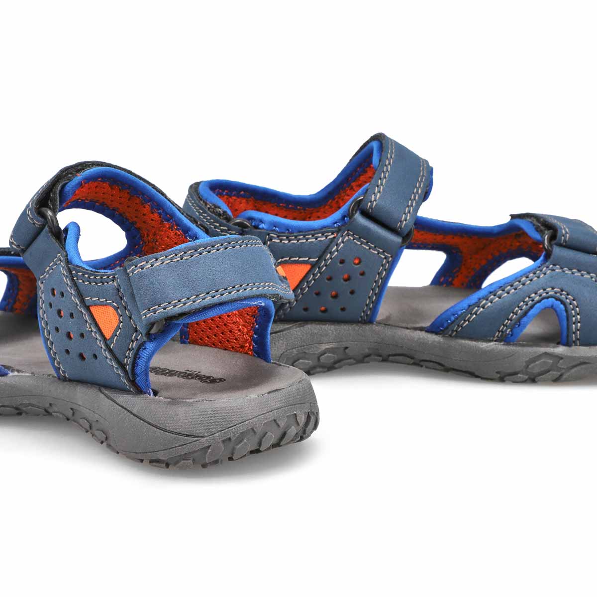 SoftMoc Boys's Diego sport sandals - navy ora | SoftMoc.com