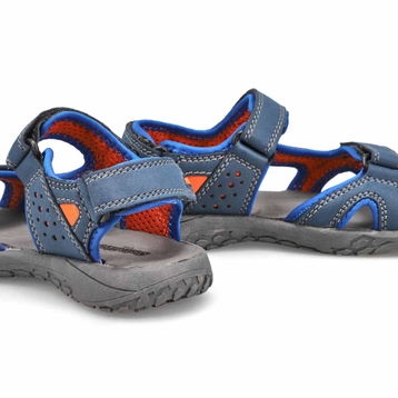 Boys's Diego sport sandals - navy orange