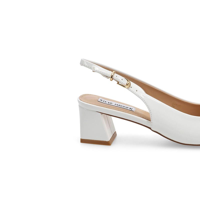 Escarpin DIFFUSE, blanc verni, femmes