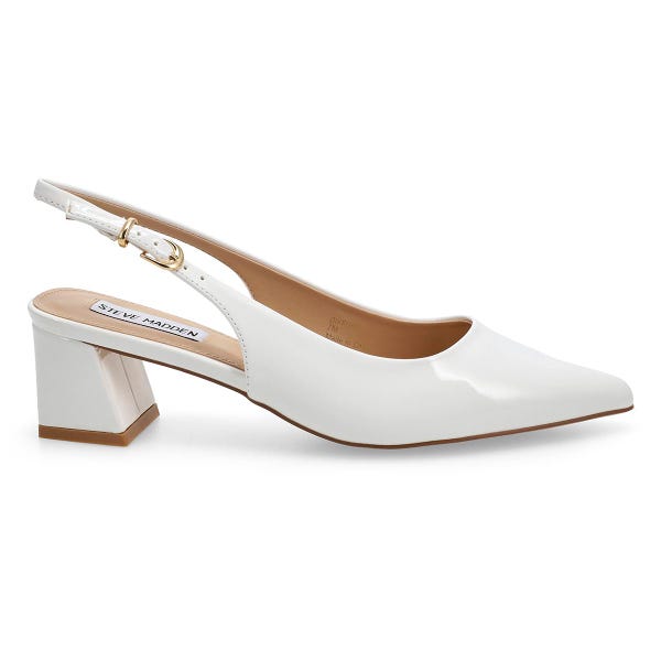 Escarpin DIFFUSE, blanc verni, femmes