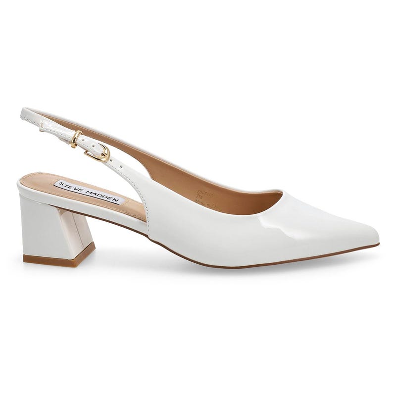 Escarpin DIFFUSE, blanc verni, femmes