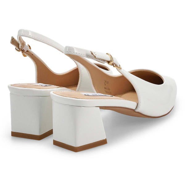 Escarpin DIFFUSE, blanc verni, femmes