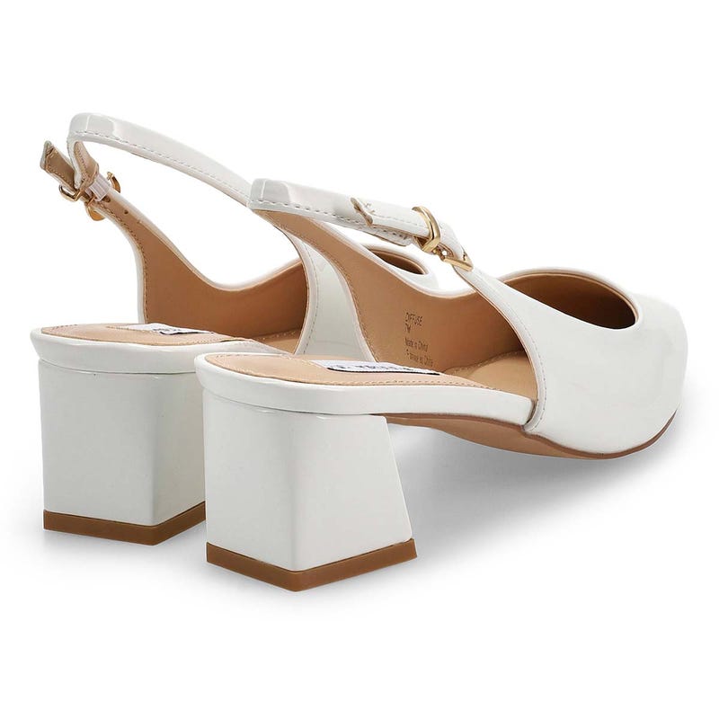 Escarpin DIFFUSE, blanc verni, femmes