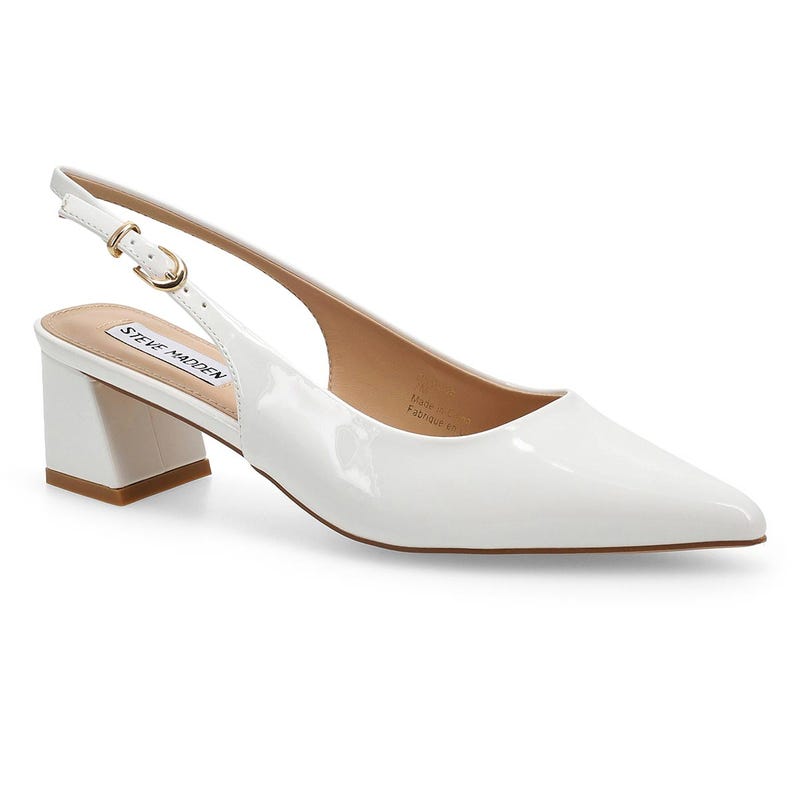 Escarpin DIFFUSE, blanc verni, femmes