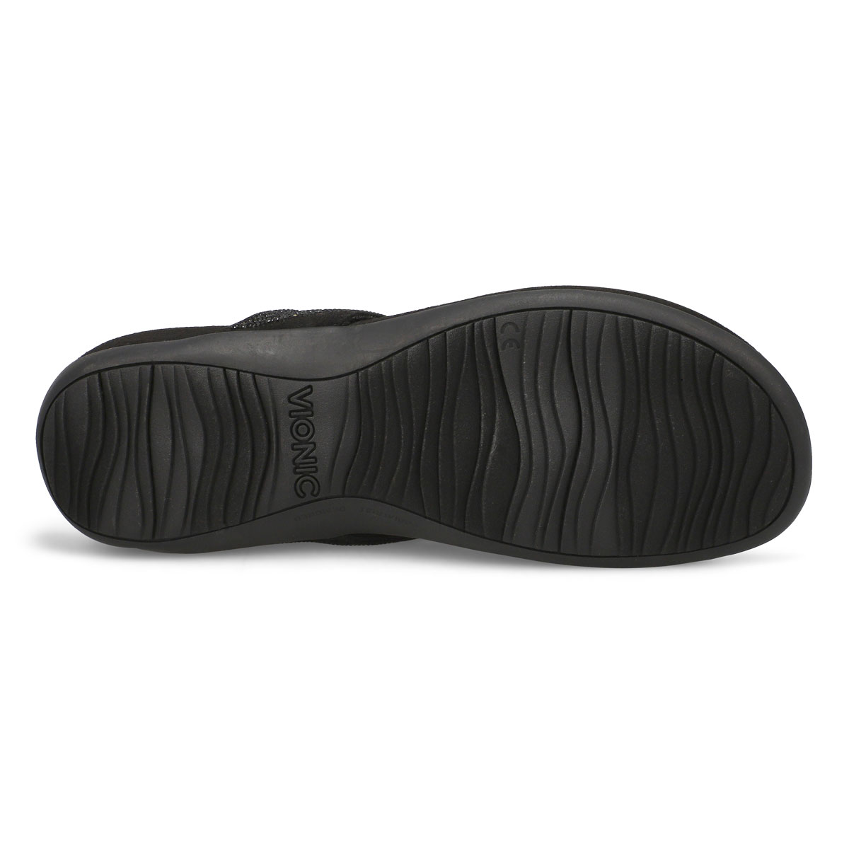 Women's Dillion Shine Casual Thong Sandal - Black
