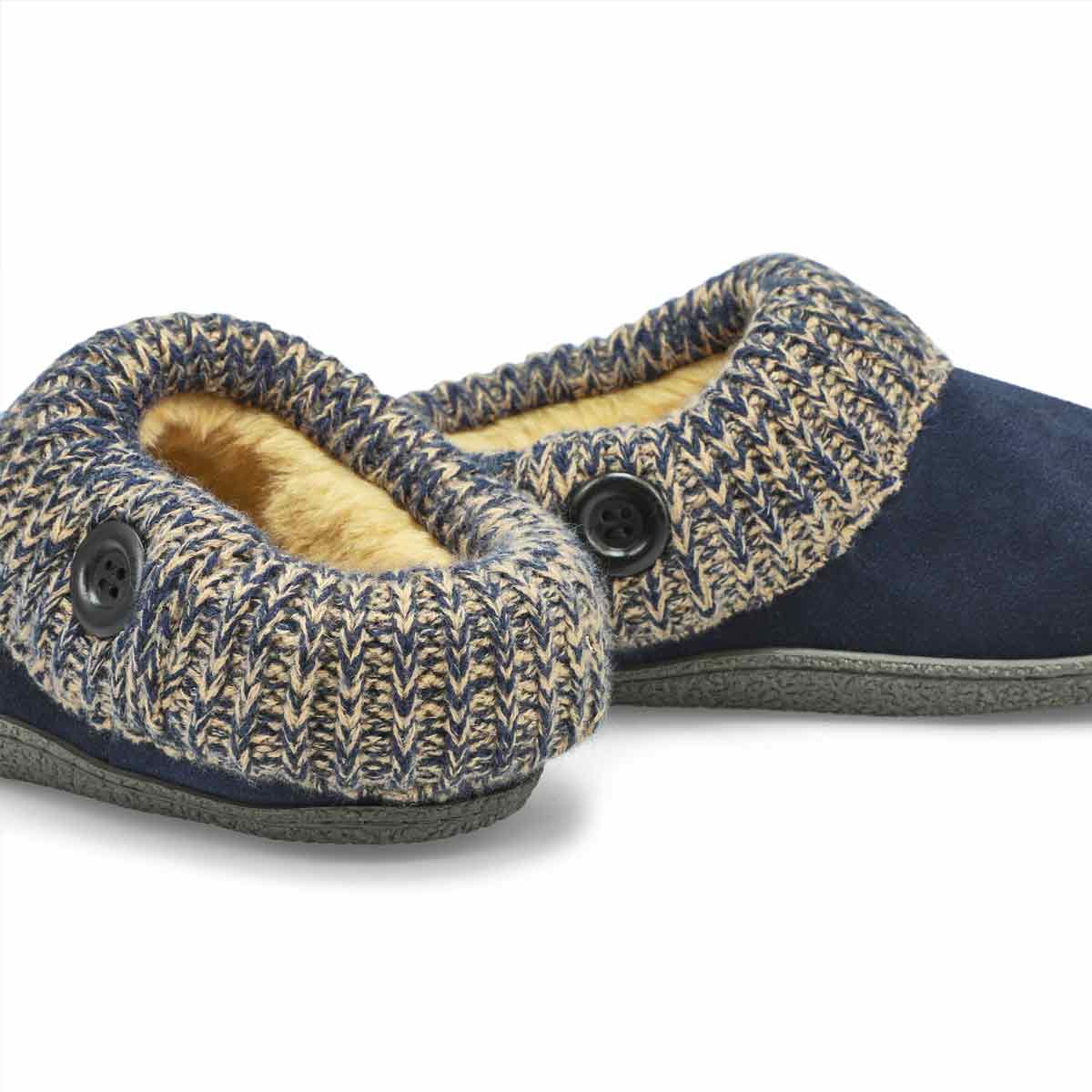 Women's Dini Memory Foam Slipper - Navy