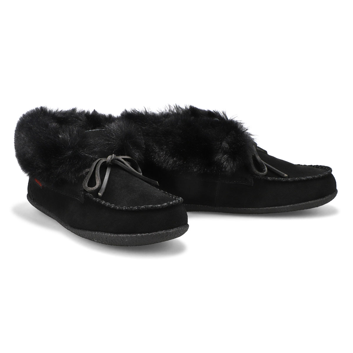 Women's Dominica-High Suede SoftMocs - Black/Black