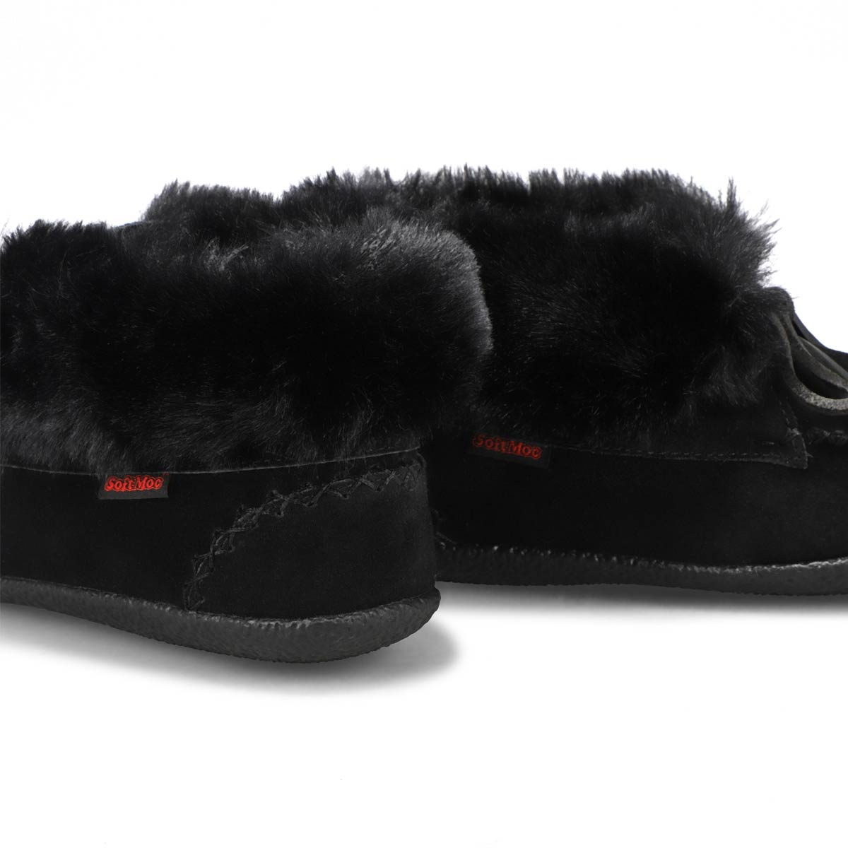 Women's Dominica-High Suede SoftMocs - Black/Black