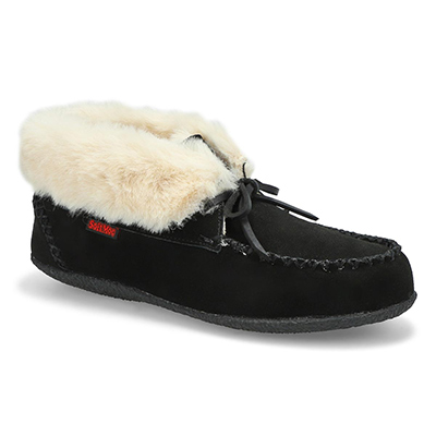 Lds Dominica-High Moccasin -Black