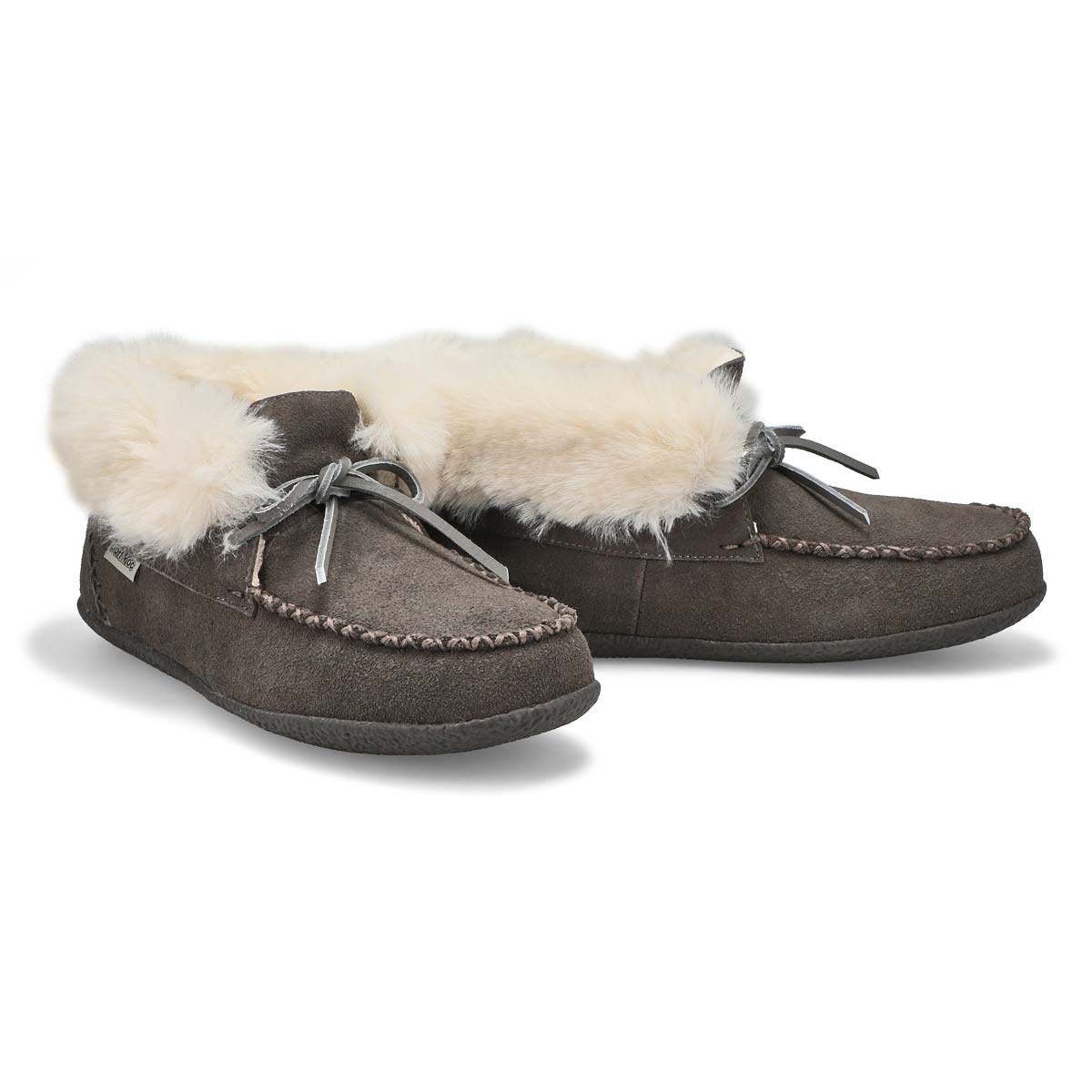 Women's Dominica-High Suede Moccasin - Grey