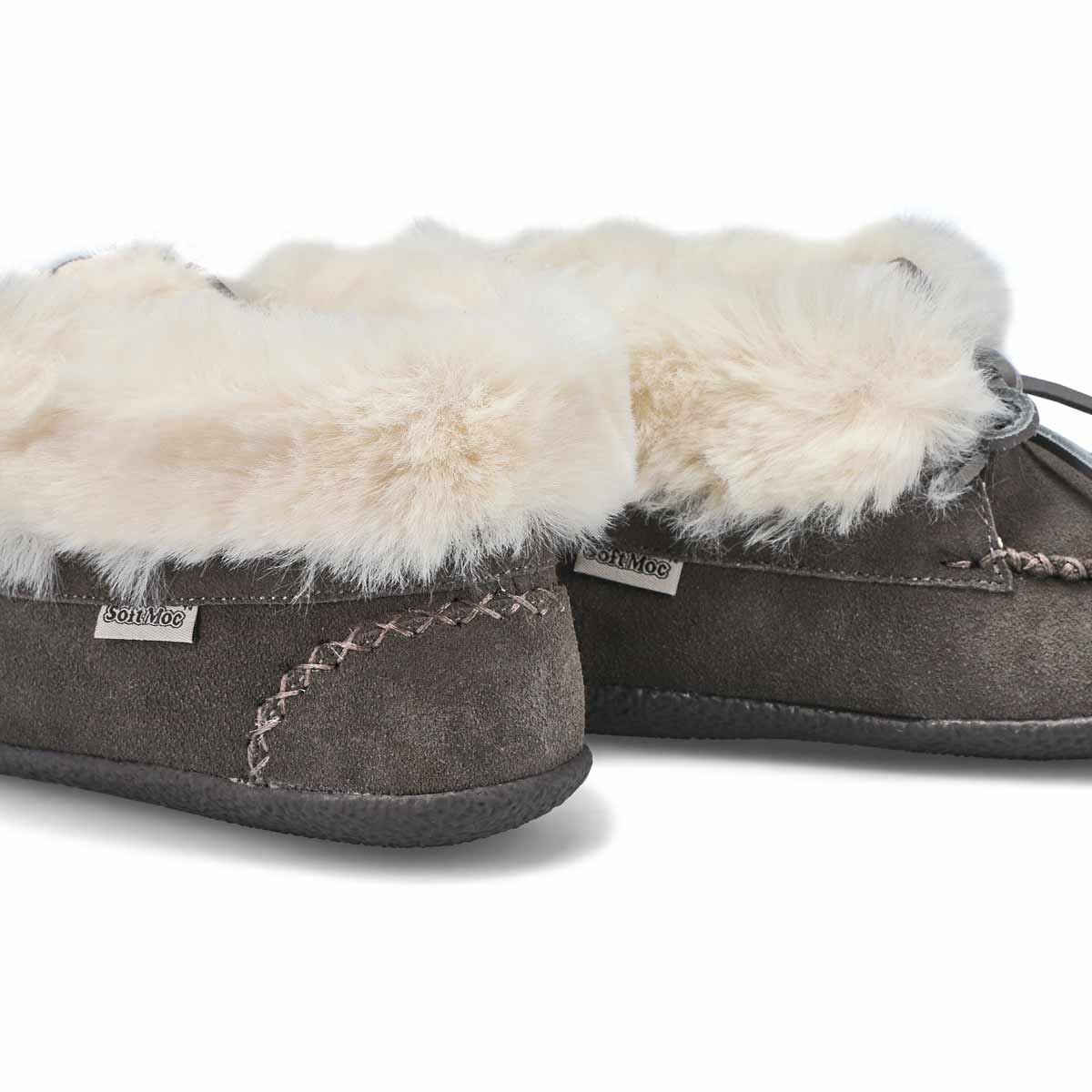 Women's Dominica-High Suede SoftMocs - Grey