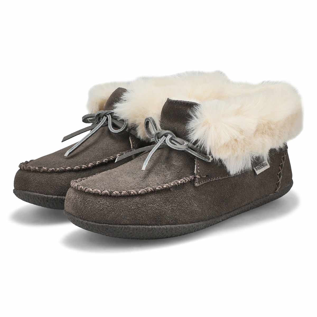 Women's Dominica-High Suede SoftMocs - Grey