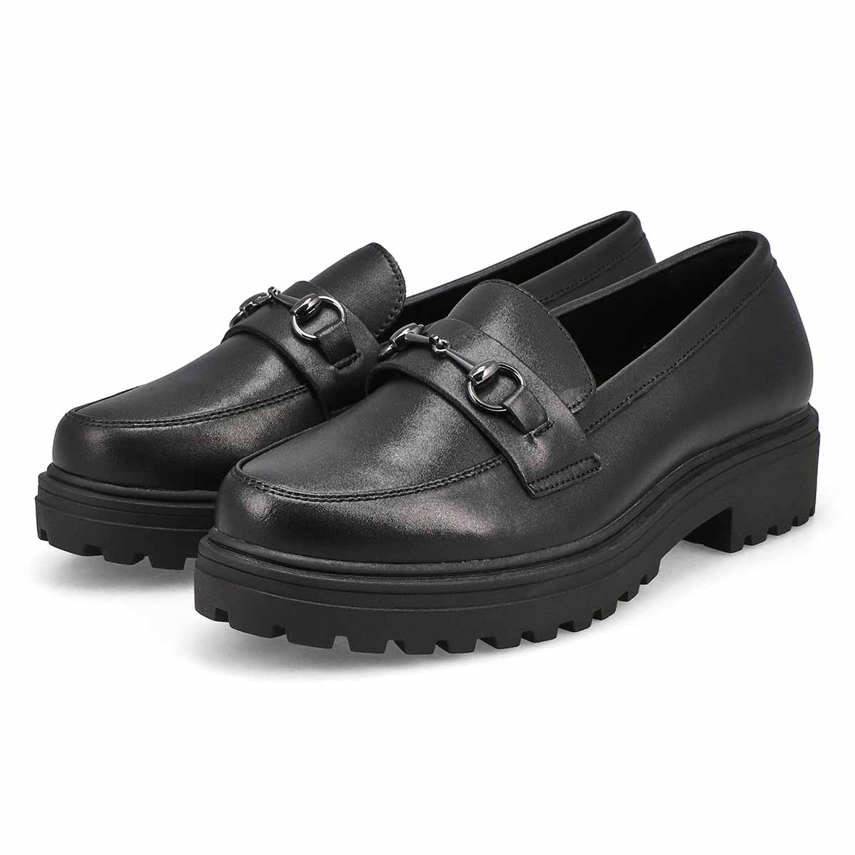 Black casual loafers online