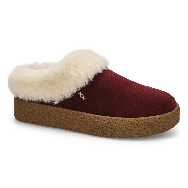 Pantoufle à talon ouvert DREAM, bourgogne, femmes