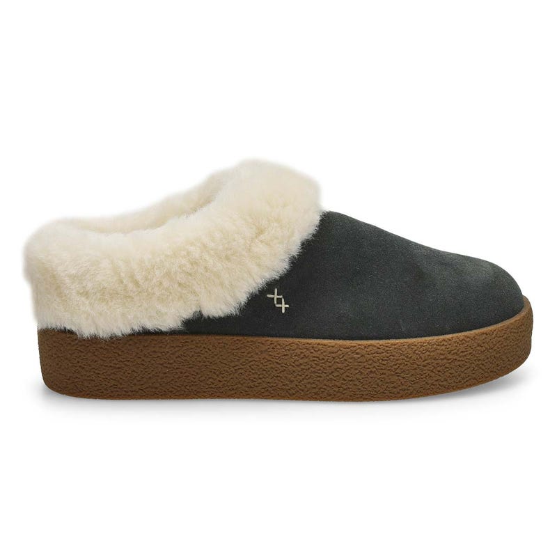 Pantoufle à talon ouvert DREAM, anthracite, femmes