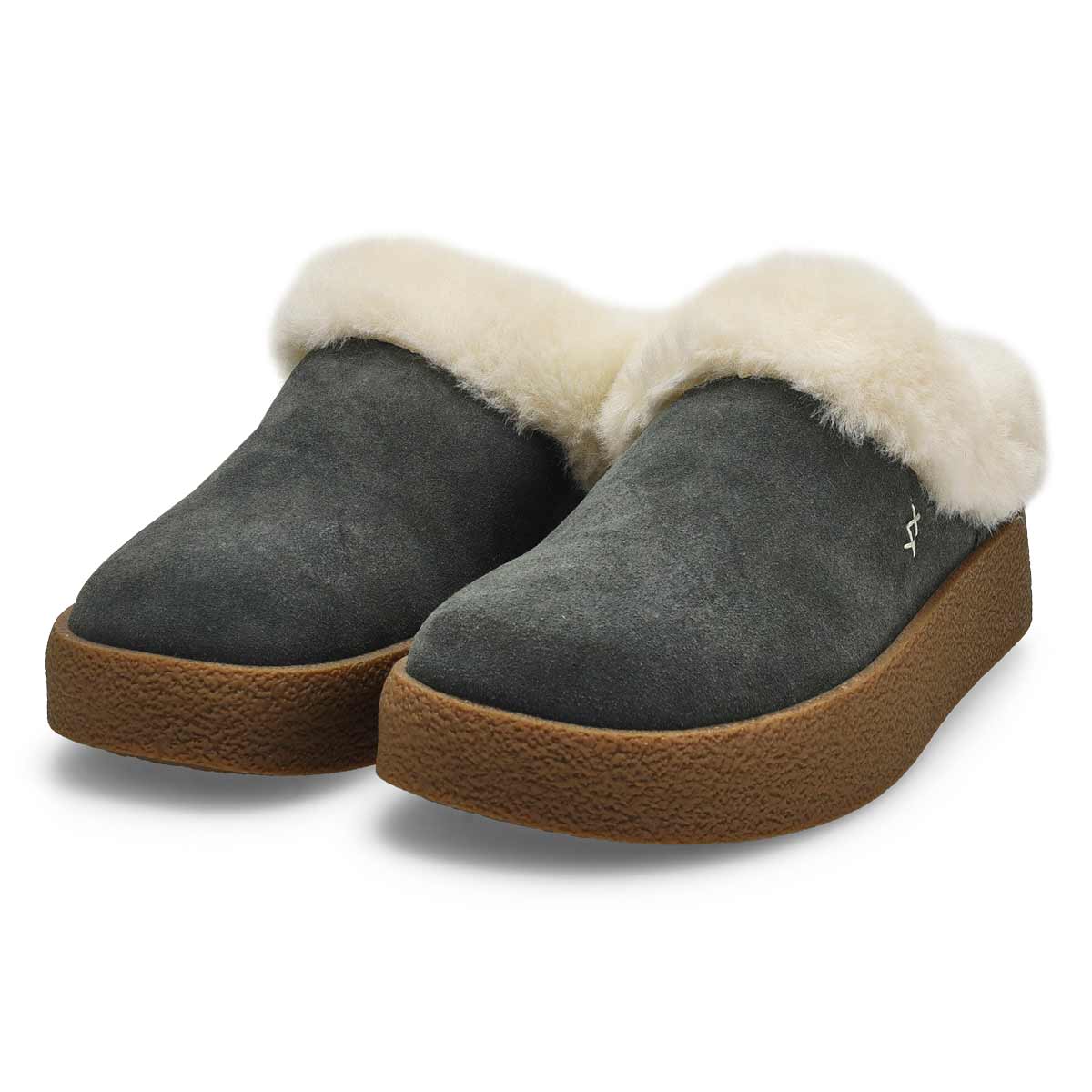 Pantoufle à talon ouvert DREAM, anthracite, femmes