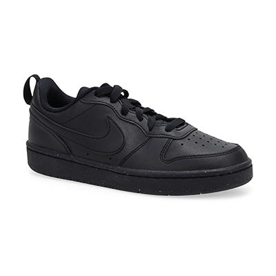 Kds Court Borough Low Recraft Sneaker - Black/Black