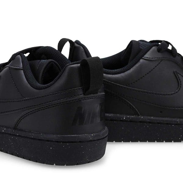 Kids'  Court Borough Low Recraft Sneaker - Black/Black