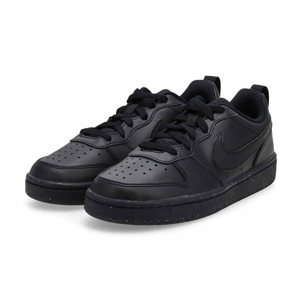 Kids'  Court Borough Low Recraft Sneaker - Black/Black