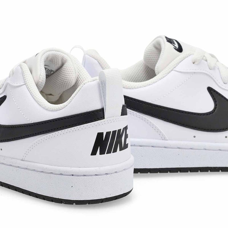 Kids'  Court Borough Low Recraft BG Sneaker - White/Black