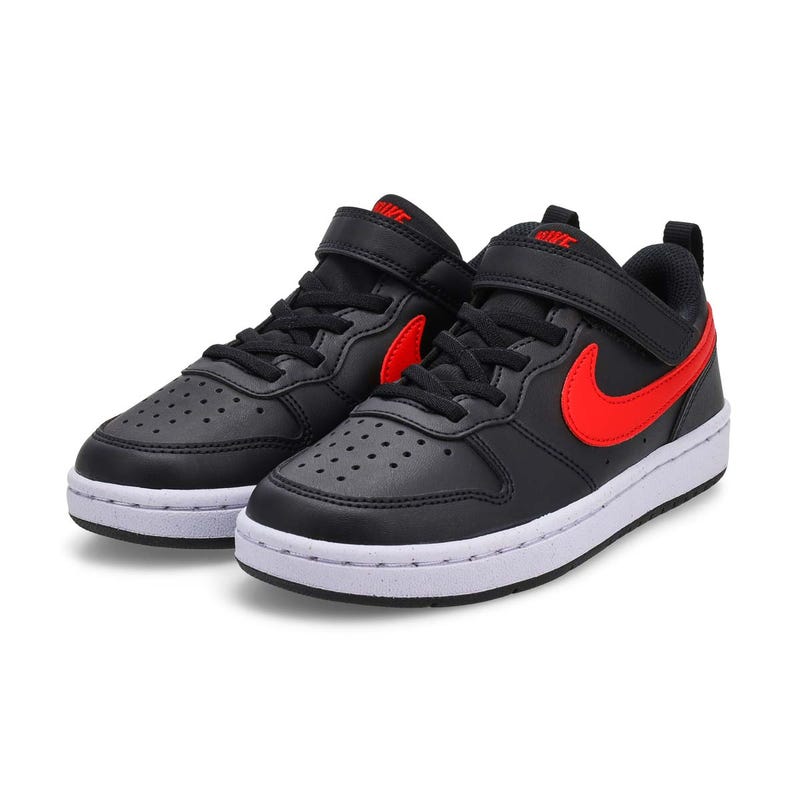 Boys' Court Borough Low Recraft Sneaker - Black/R