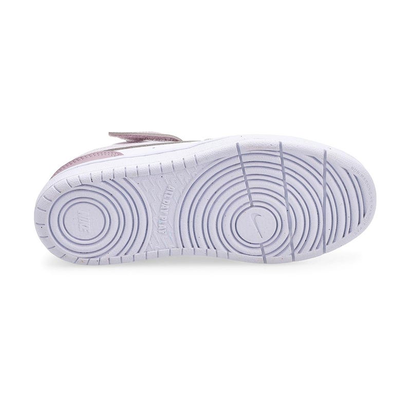 Girls'  Court Borough Low Recraft Sneaker - White/Venice/Plum Fog