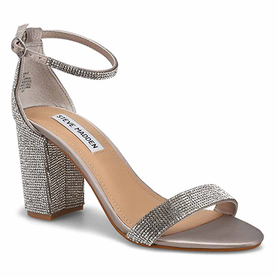 Sandale habillée Dylann, cristal, femme