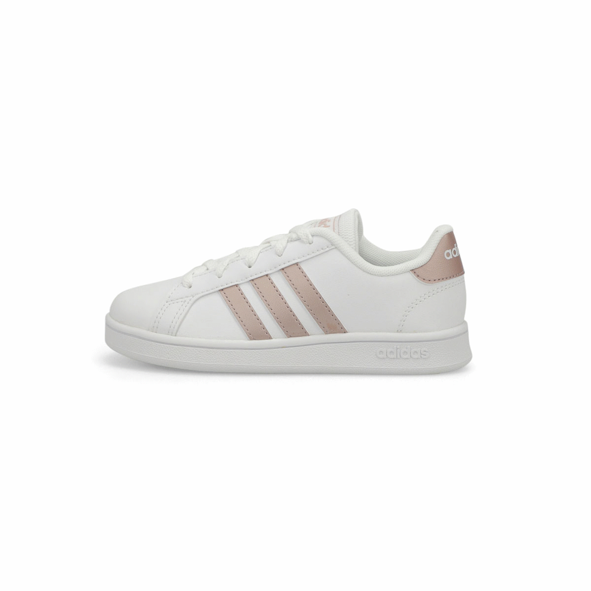 adidas grand court k rose gold