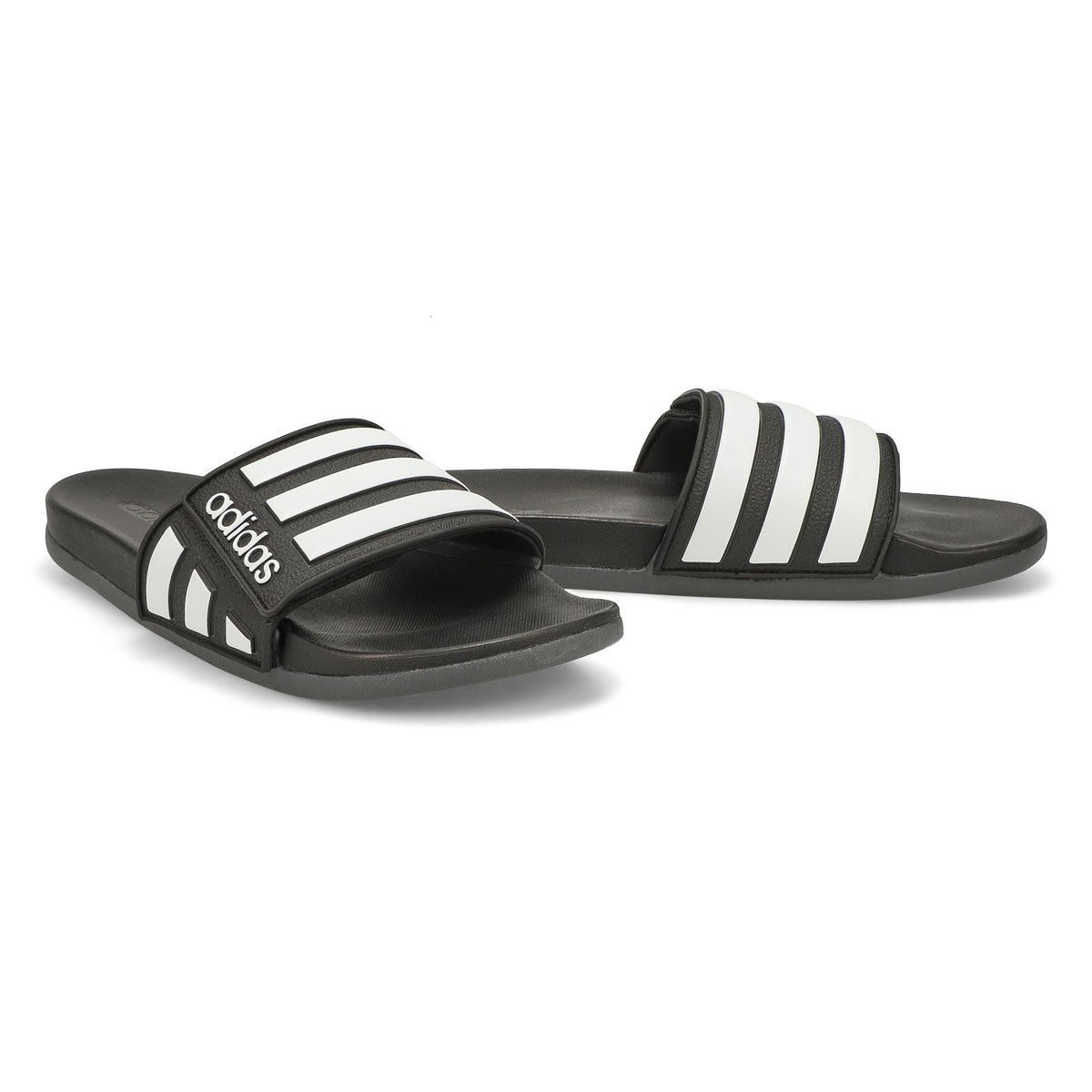 Adidas Men's Adilette Comfort ADJ Slide Sandal | eBay