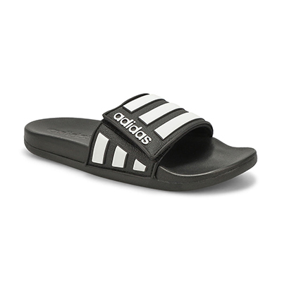 Kds Adilette Comfort Adustable K Slide - Black/White