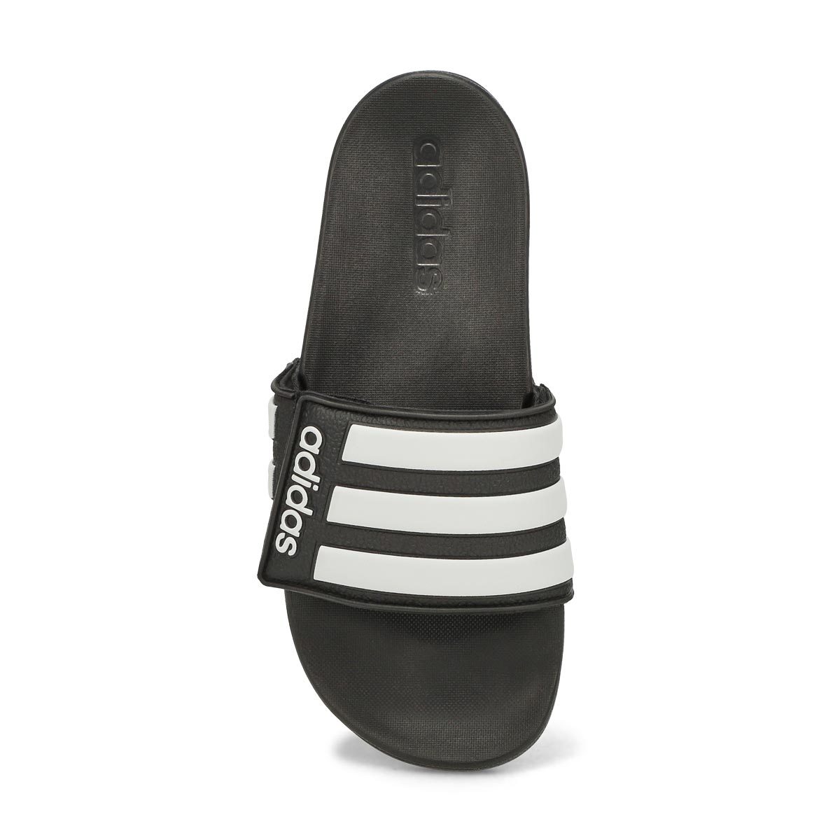 Claquette ADILETTE COMFORT ADJ, noir/blanc, enfant