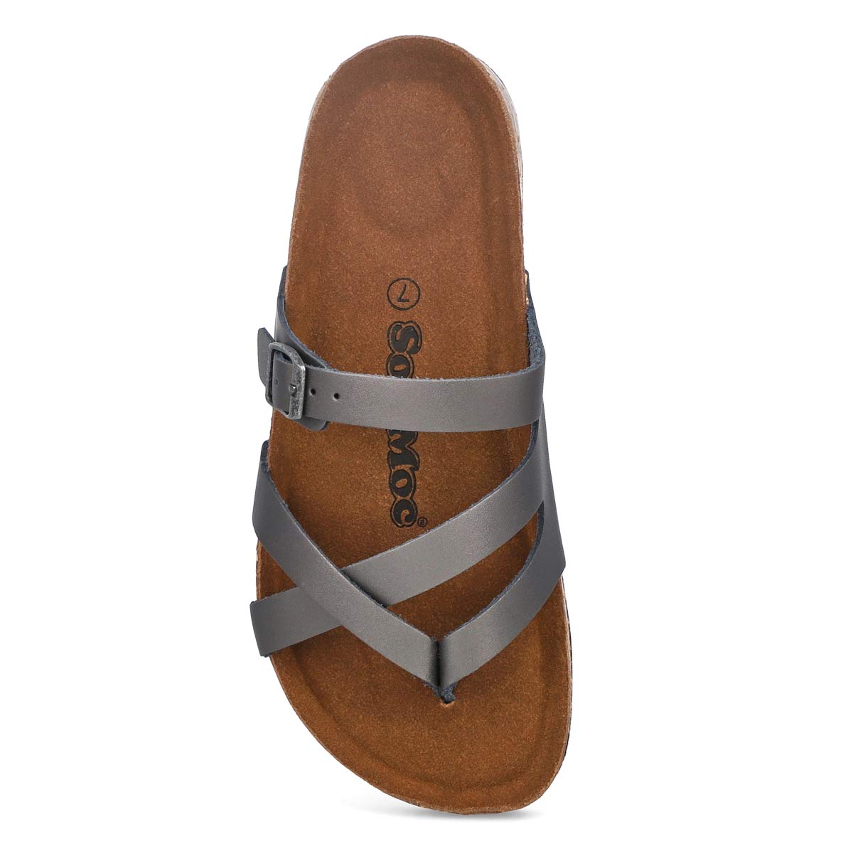Womne's Elanor Thong Sandal - Pewter
