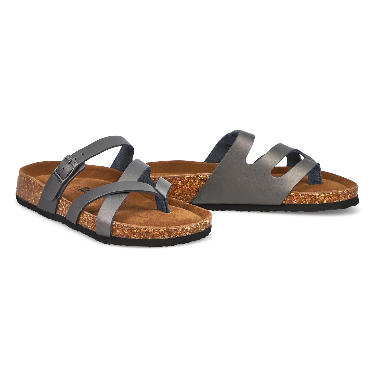 Womne's Elanor Thong Sandal - Pewter