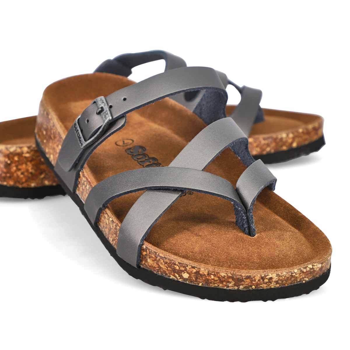 Womne's Elanor Thong Sandal - Pewter
