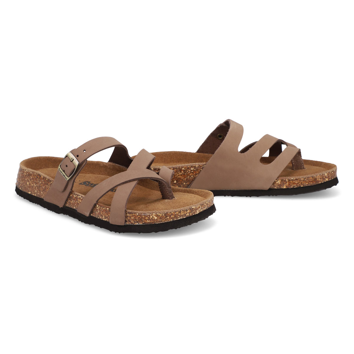 Women's Elanor Thong Sandal - Taupe/Nubuck
