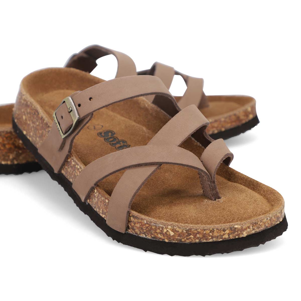 Women's Elanor Thong Sandal - Taupe/Nubuck