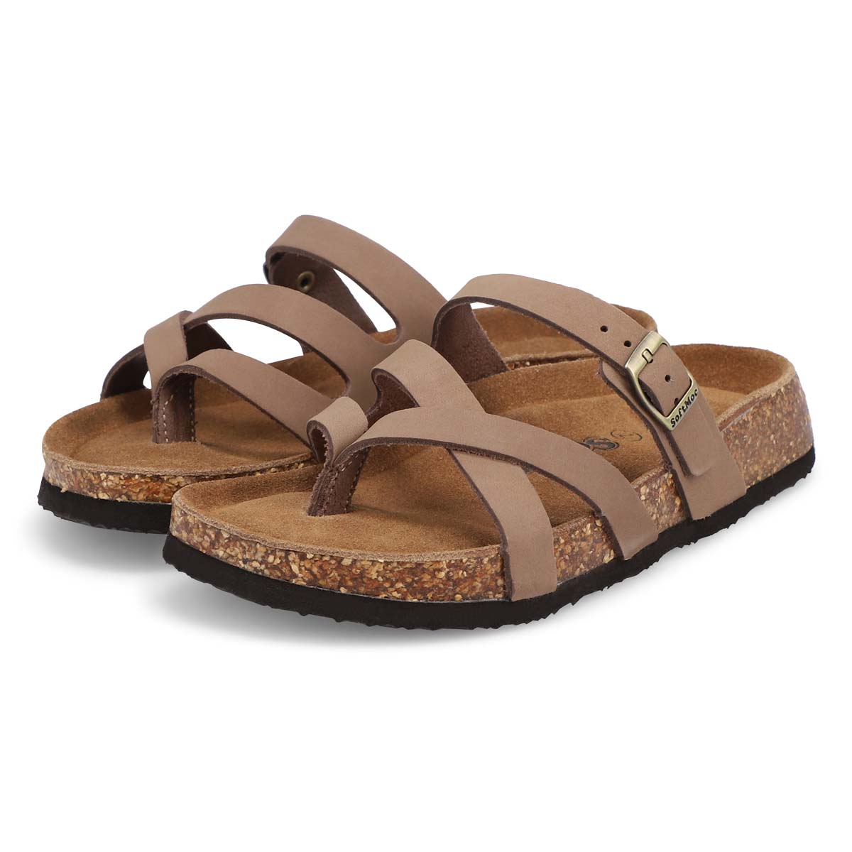 Women's Elanor Thong Sandal - Taupe/Nubuck