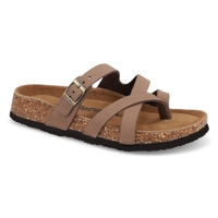 Women's Elanor Thong Sandal - Taupe/Nubuck