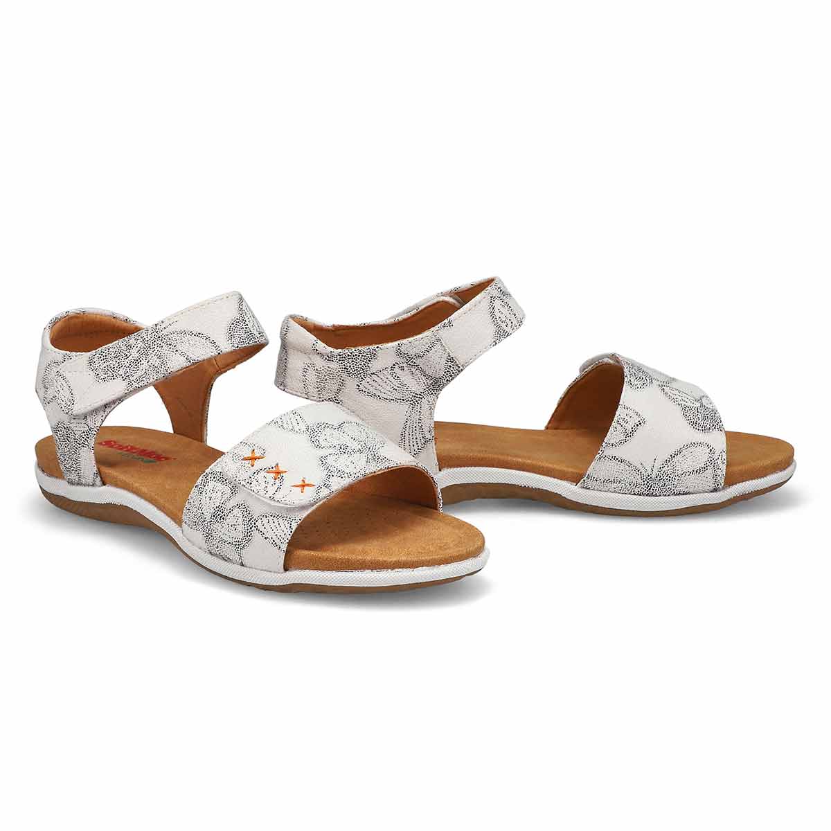 Sandale végane ELENA 01, plage/floral, femmes